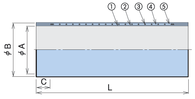 Hose structure drawing